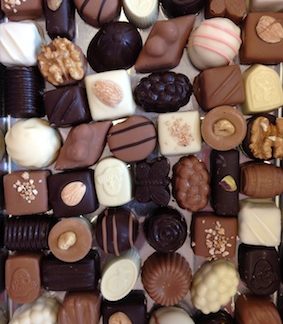 ambachtelijke bonbons van Chocolaterie Stam